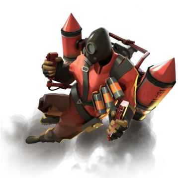 Main Menu Pyro Jungle Inferno Title - Fortnite Vs Team Fortress 2 (365x358)