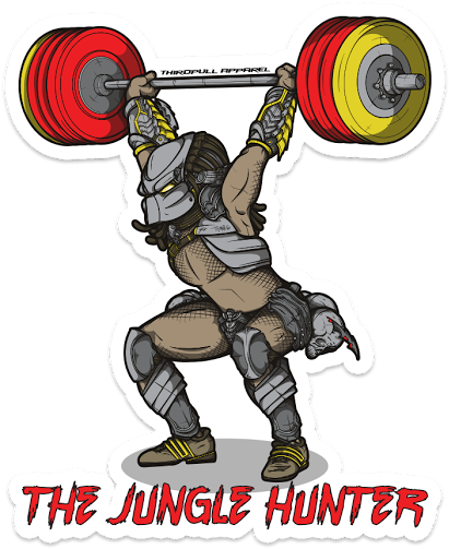 The Jungle Hunter - Sticker (413x512)
