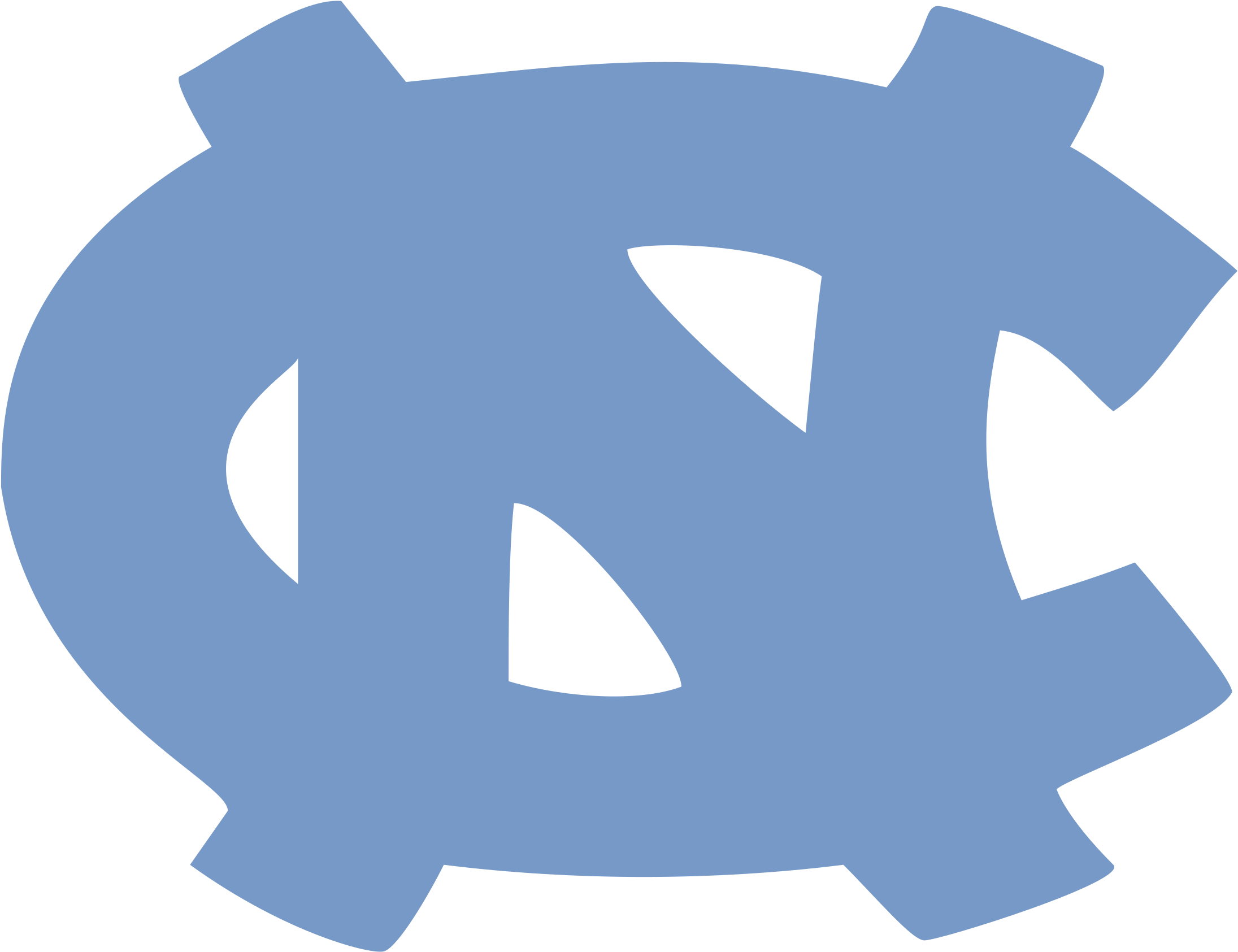 Unc Tar Heels Logo Black And White - North Carolina Tar Heels (2400x2400)