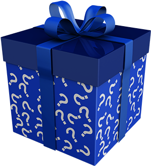 Students Following Directions Clipart - Mystery Box - Contains A Selection Of 2 Necklaces, (341x383)