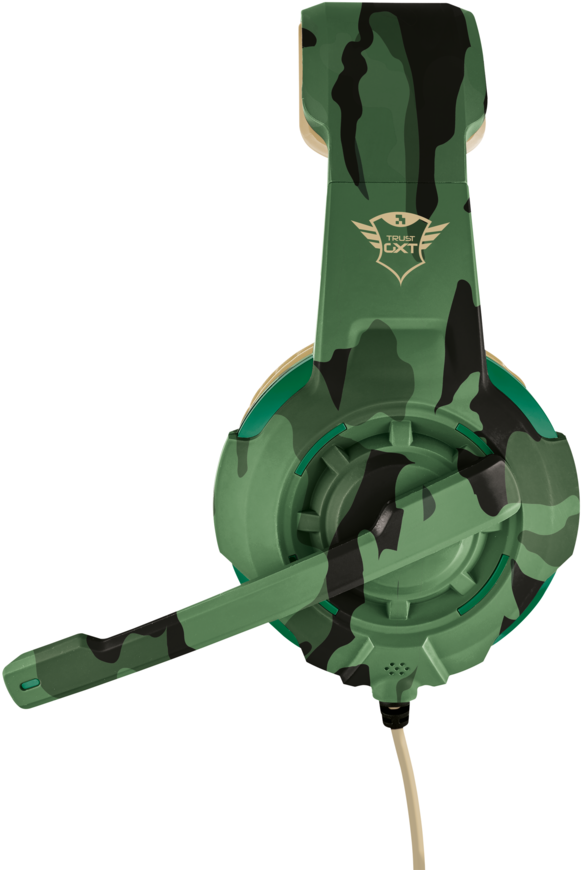 Trust Gxt 310c Radius Jungle Camo Геймърски Слушалки - Headset (687x900)