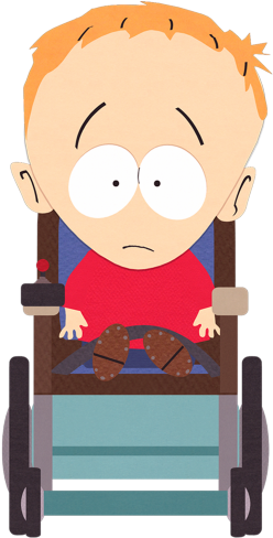 Top 10 Things You Probably Didn't Know About South - South Park Timmy Crip (289x513)