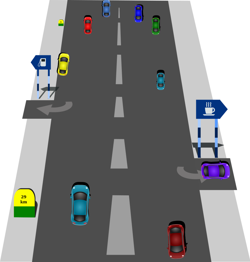 Street Clipart - - Clipart Of Street (860x900)