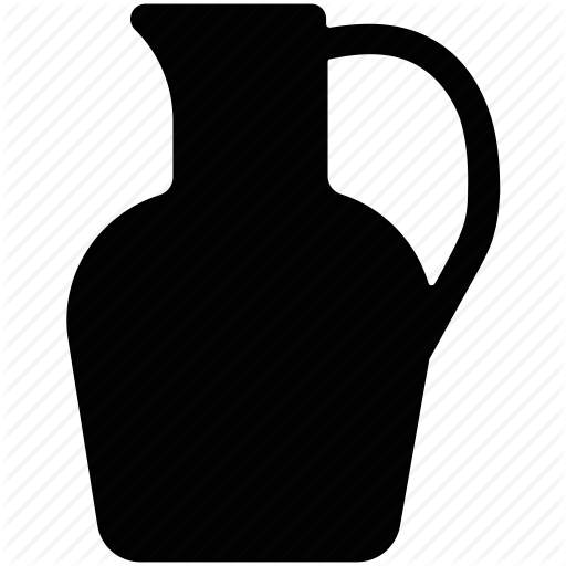Pitcher Of Milk Icon Outline Style Royalty Free Vector - Jug Icon (512x512)