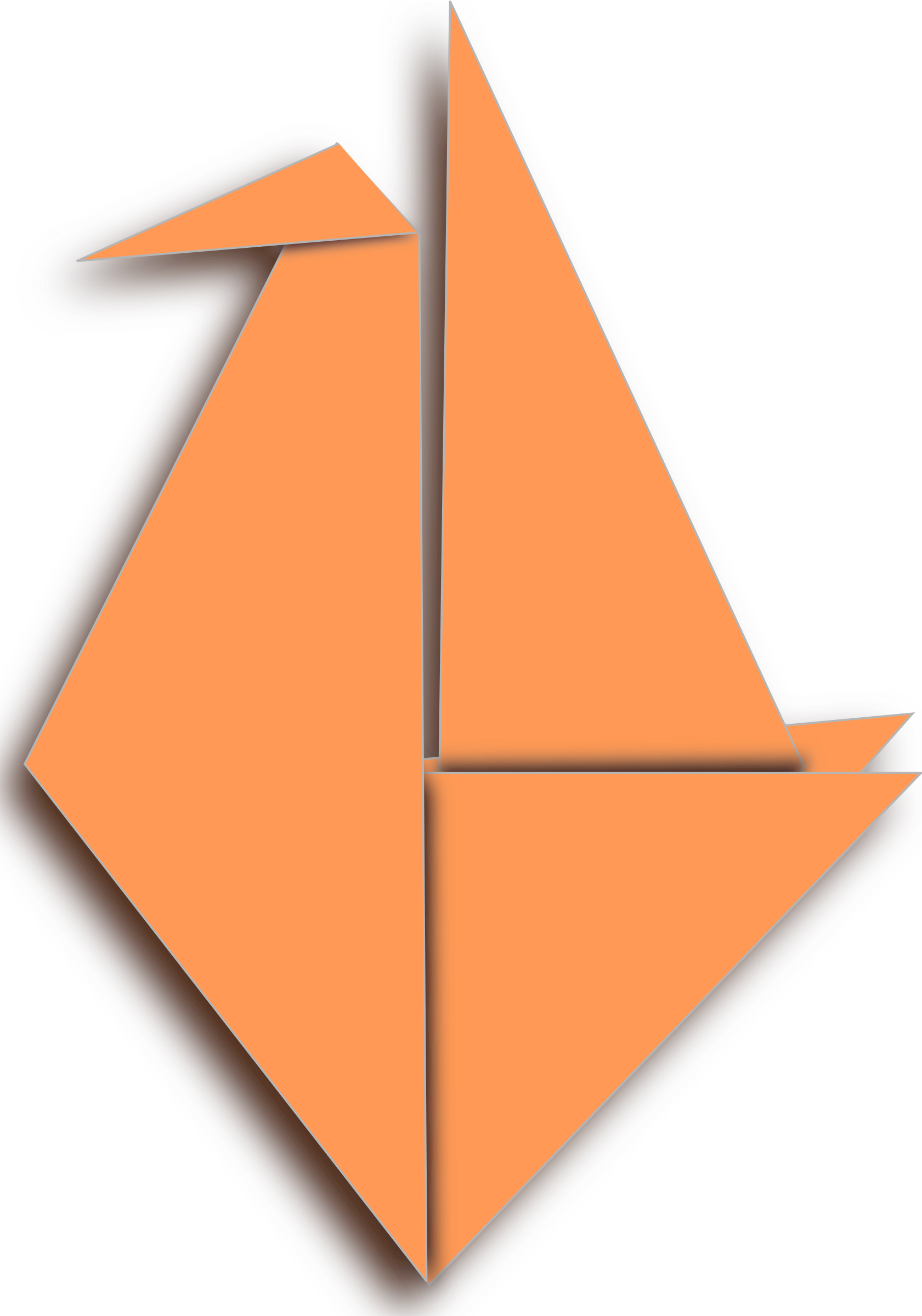 Big Image - Origami Clip Art (1681x2400)