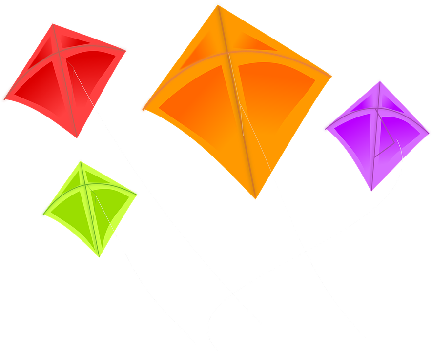 Origami Cliparts 18, - Makar Sankranti 2018 Wishes (885x720)