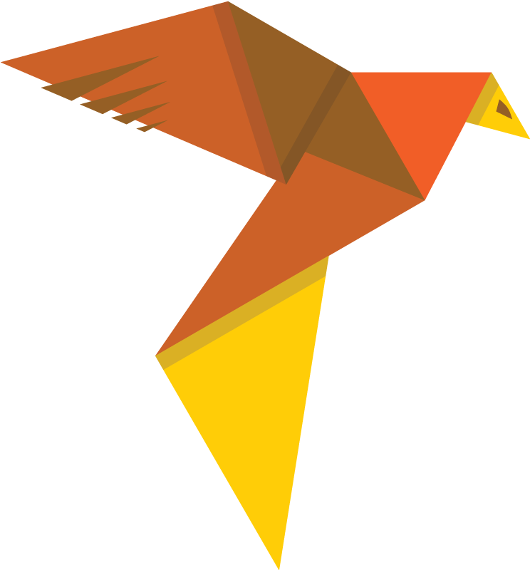 Clipart Ave Origami - Portable Network Graphics (743x865)