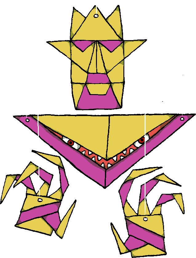 The - Origami Paper (637x836)