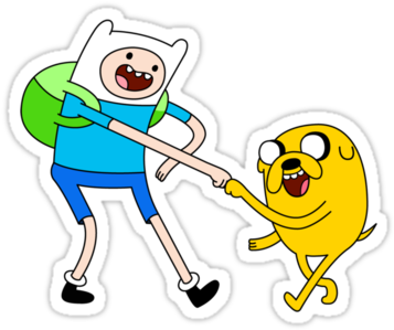 Adventure Time By Famauroo On The Hunt - High Five Adventure Time (375x360)