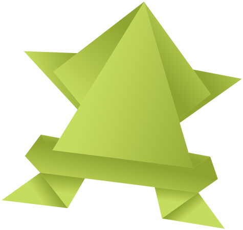 Origami Paper Transparent Png Or Svg To Download - Origami Estrela Ninja Png (512x512)