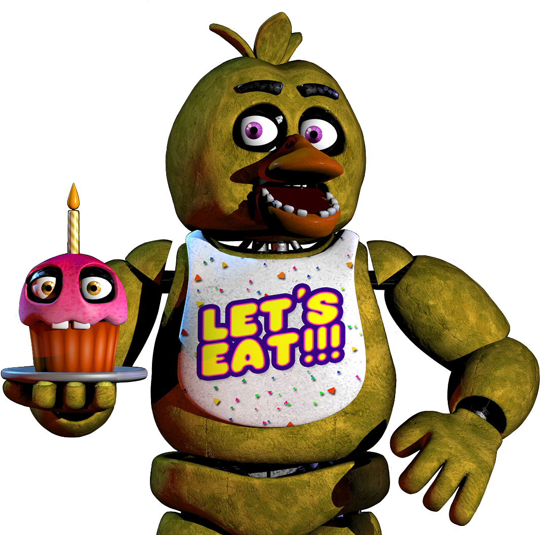 Chica Render Transparent - Five Nights At Freddy's Transparent (1227x1080)
