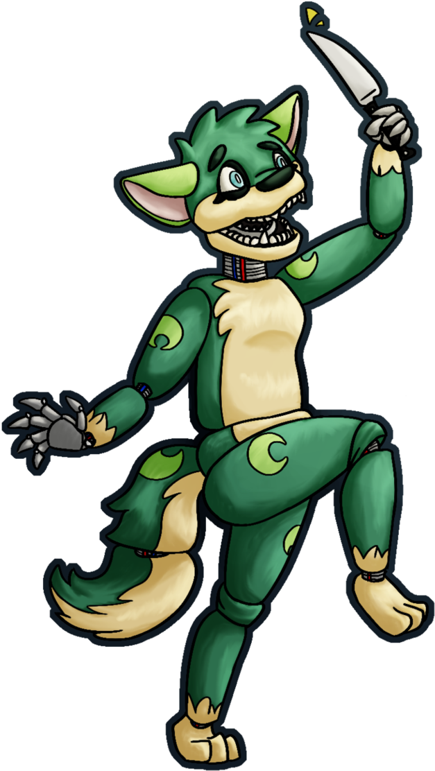 Five Nights At Freddy's Lucky Sticker By Partybug98 - Five Nights At Freddy's (678x1179)