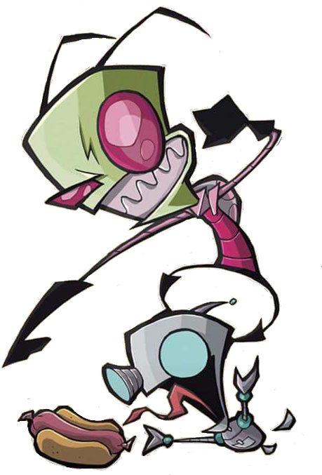 Five Nights At Freddy's - Invader Zim And Gir (471x688)