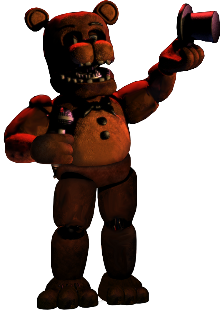 Freddy Fazbear - Fnaf Old Freddy Full Body (748x1052)
