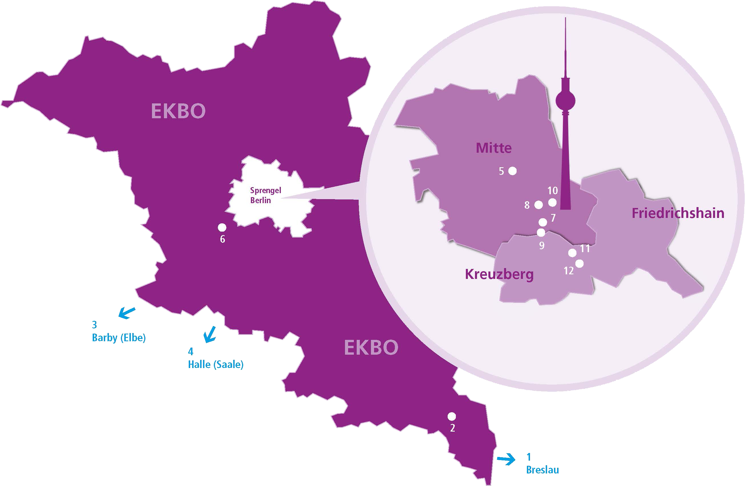 Klicken Sie Auf Die Orte In Der Karte Oder In Der Legende, - Friedrich Schleiermacher (2776x1861)