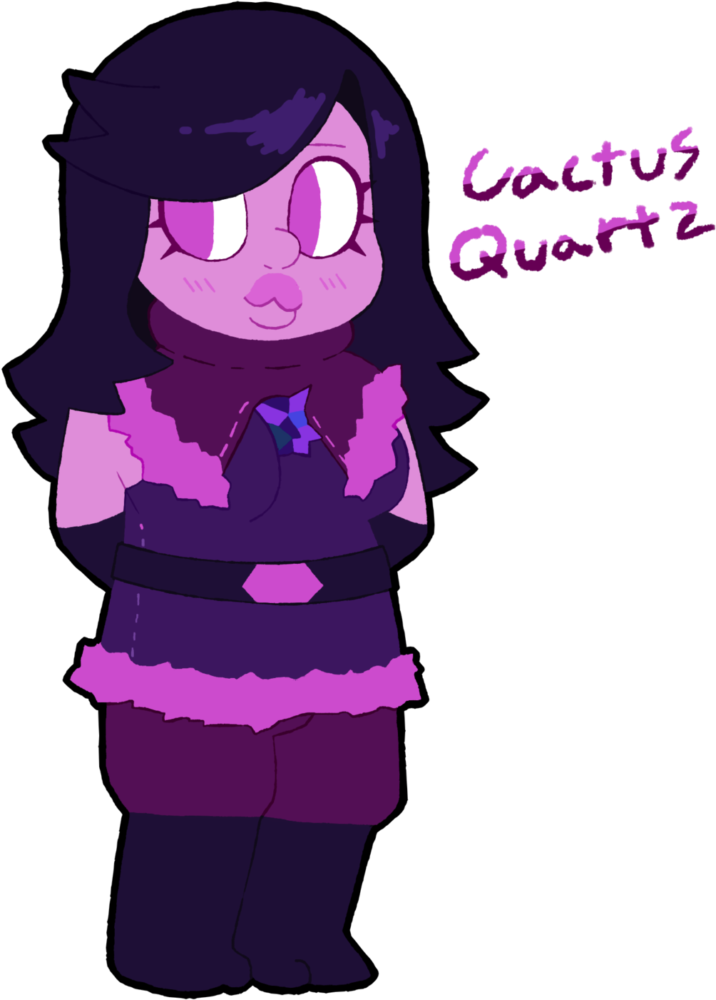 Su Cactus Quartz Gem Paypal Adopt By Swirlygerm - Cartoon (1024x1449)