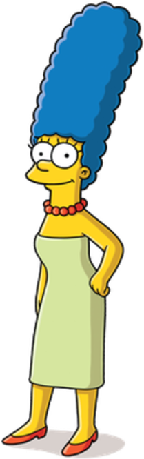 Mona Simpson - Marge Simpson (220x677)