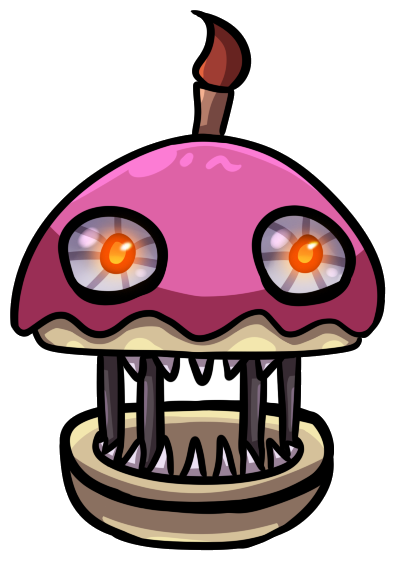 Five Nights At Freddy's - Draw Fnaf 4 Cupcake (396x561)