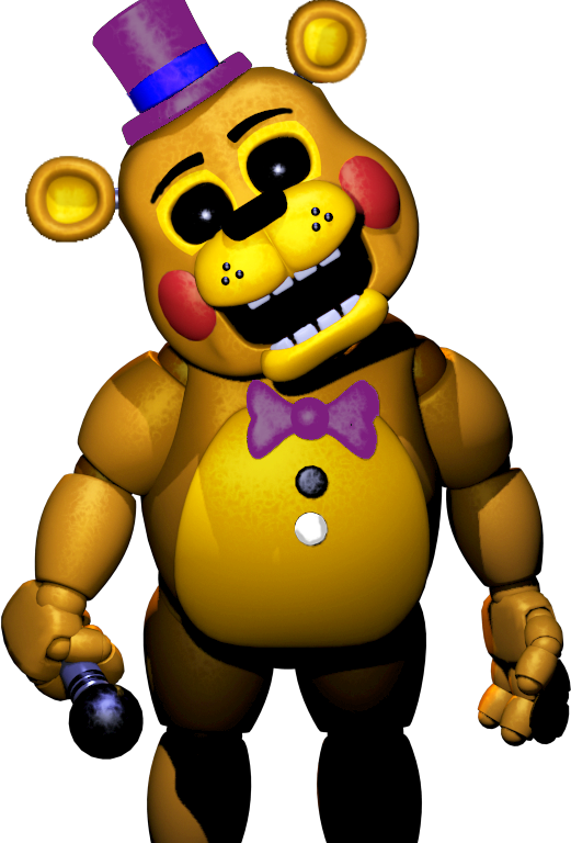 Toy Fredbear - One Night At Springtrap's 2 (521x768)