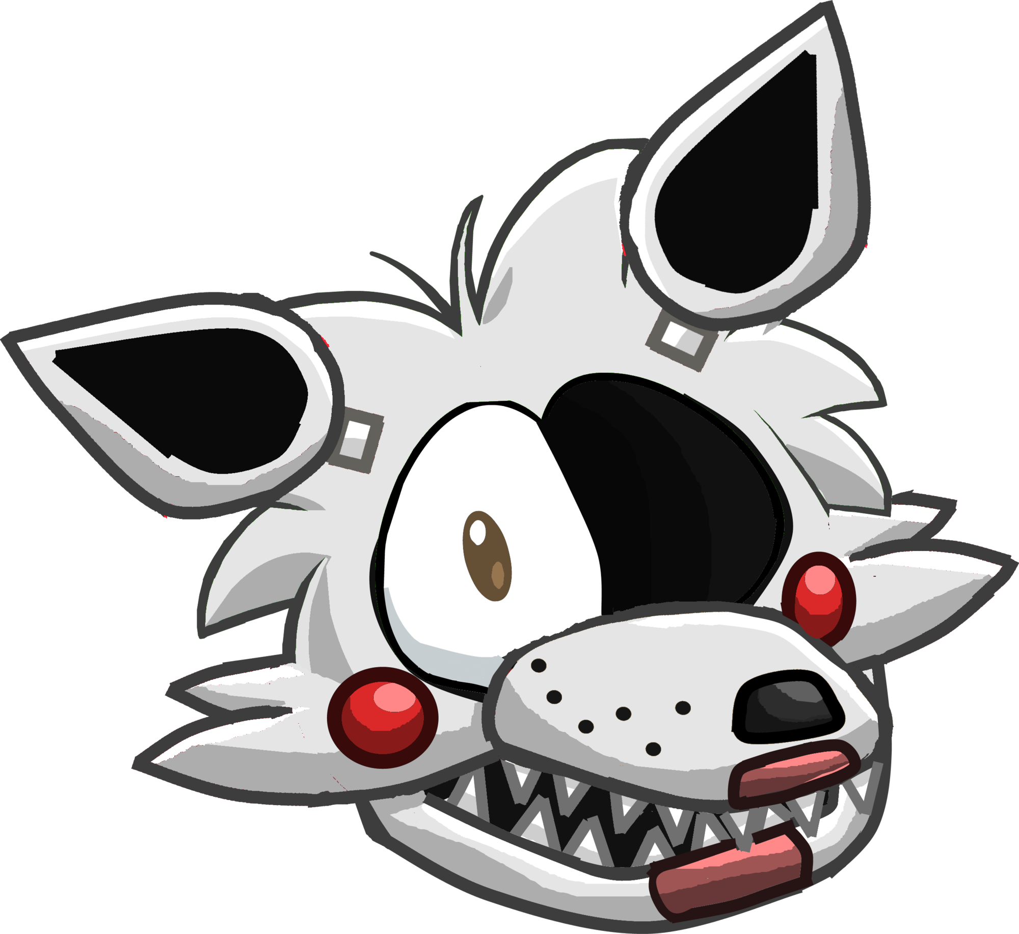 Mangle Five Nights At Freddy's 2 Club Penguin - Five Nights At Freddy's En Animacion (2000x1834)