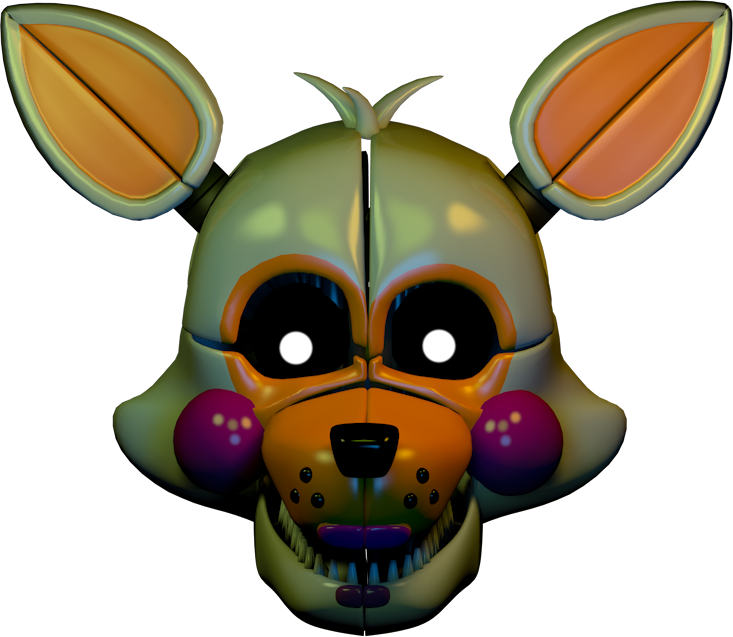 Lolbit - Fnaf Lolbit Head (733x637)