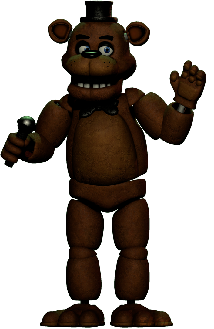 [sfm] Enhanced Freddy V2 By Floomez - Silver Eyes Freddy (728x1097)