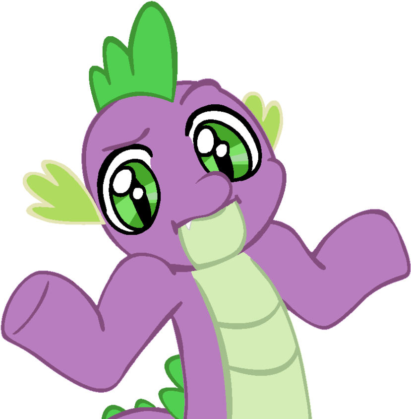 Preferably Without The Die You Die Irl Part - My Little Pony Spike Funny (894x894)