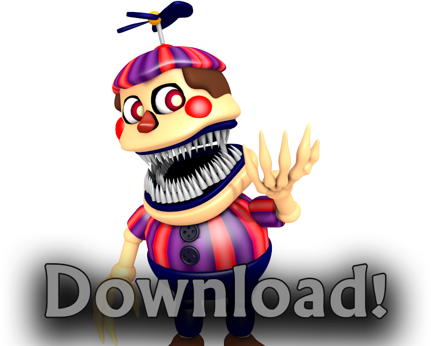 Nightmare Bb Download (fnaf4) By Herogollum - Adventure Nightmare Bb Gif (1024x768)