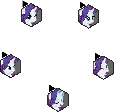 Rarity Fighting Is Magic Cursor Set By Loaded Dice - Graphic Design (600x600)