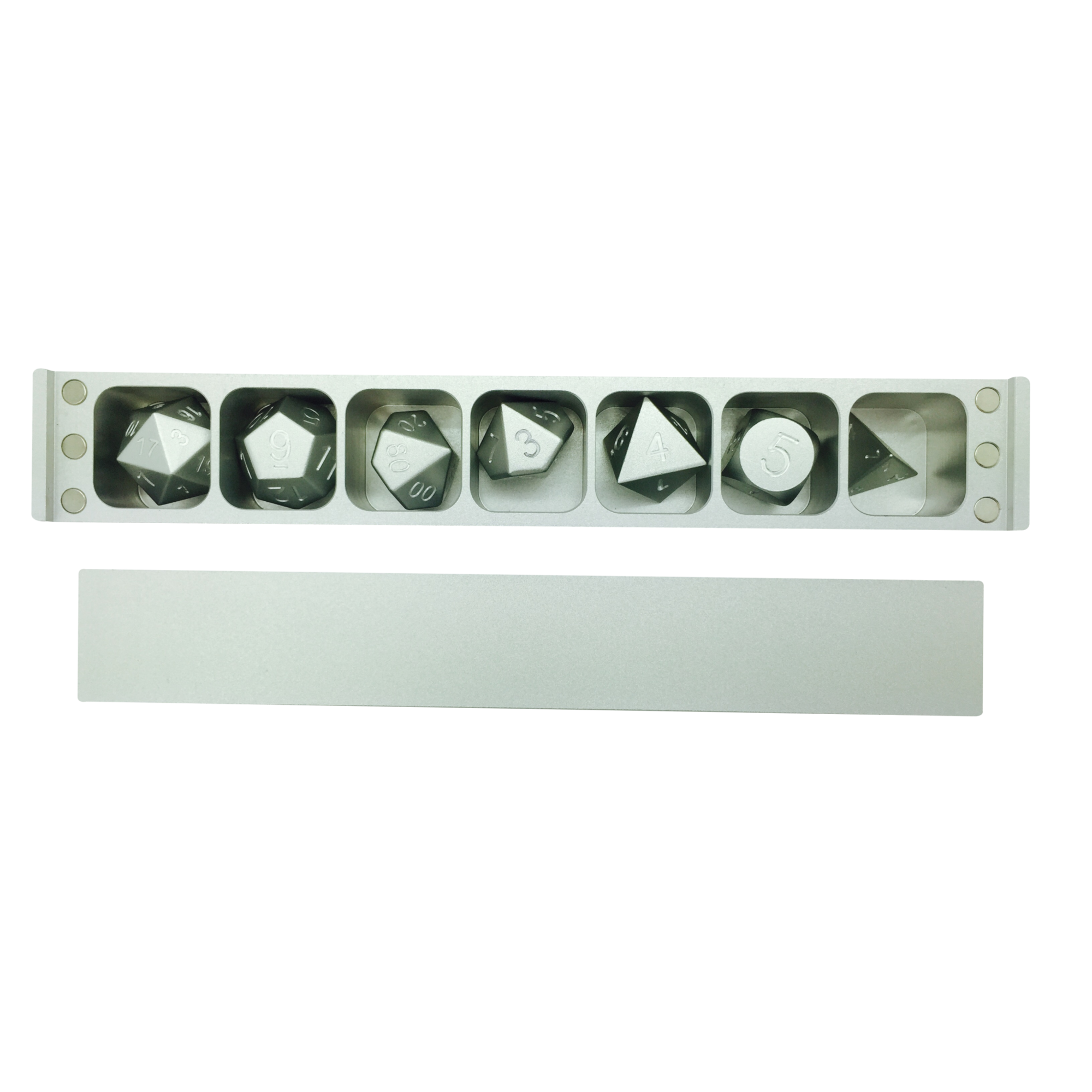 Precision Cnc Aluminum Dice Set With Dice Vault Mithiral - Dice (2000x2000)