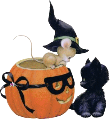 Halloween Clipart - Happy Halloween Gif Animated (354x383)