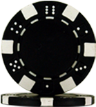 Poker Chips Dice Design - Casino Token (500x500)