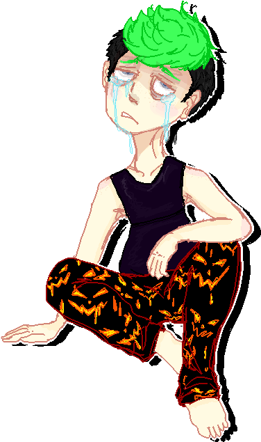I'm Just A Very Sick Boy By Kazgv - Illustration (376x635)
