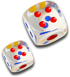 Two Transparent Colored Dice 1062*684 Transprent Png - Two Transparent Colored Dice 1062*684 Transprent Png (1062x684)