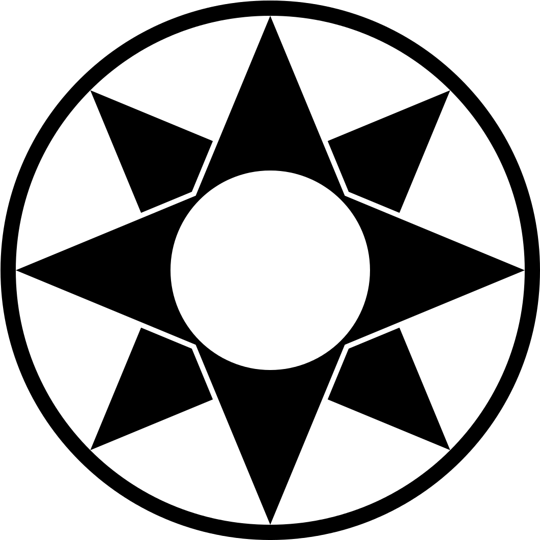 Ishtar Star Symbol Simplified Filled - Star Of Ishtar Png (1179x1179)