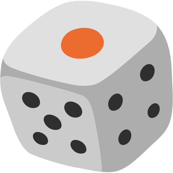 240 × 240 Pixels - Dice Emoji Png (600x600)