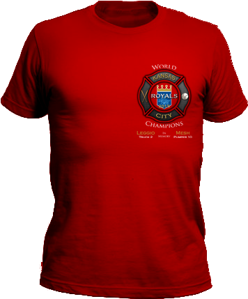 Kc Royals World Champions Maltese Cross T Shirt Public - New York Red Bulls New Kit (393x488)