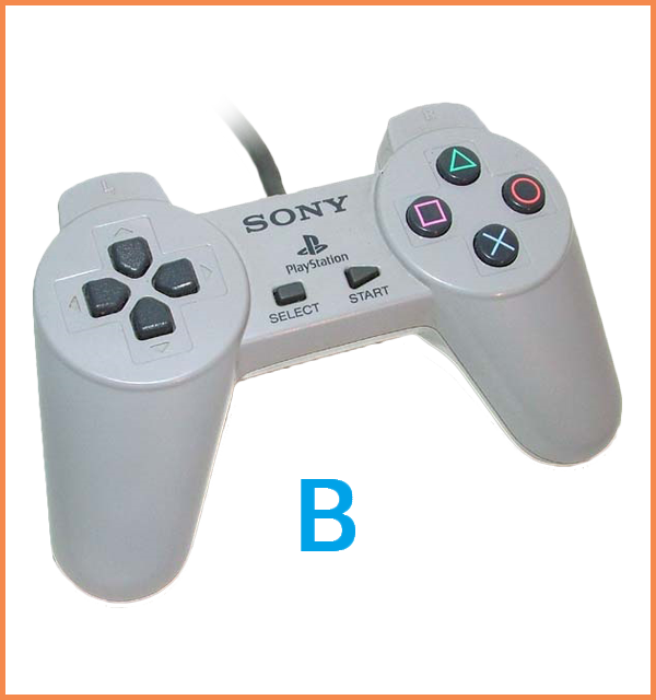 Nes Controller, Sega Dreamcast, Ps1 Controller - Original Ps1 Controller (600x640)