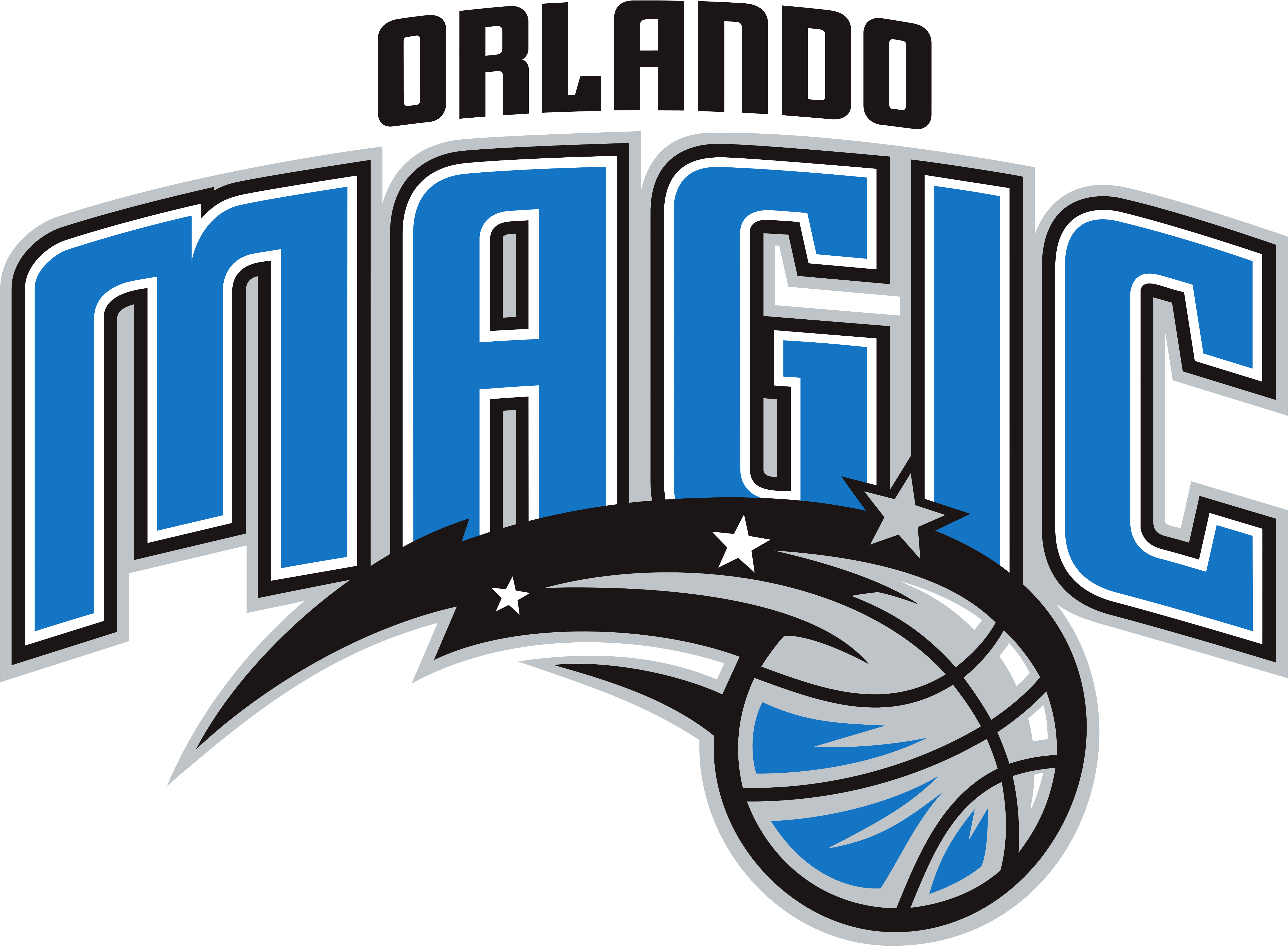 Orlando Magic - Orlando Magic Logo Png (5000x3670)