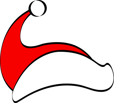Santa Claus Christmas Santa Cap Santa Hat - Mũ Ông Già Noel Png (377x340)