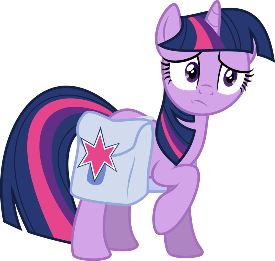 Curious Twilight Vector By Yetioner - Twilight Sparkle With Bag (917x871)
