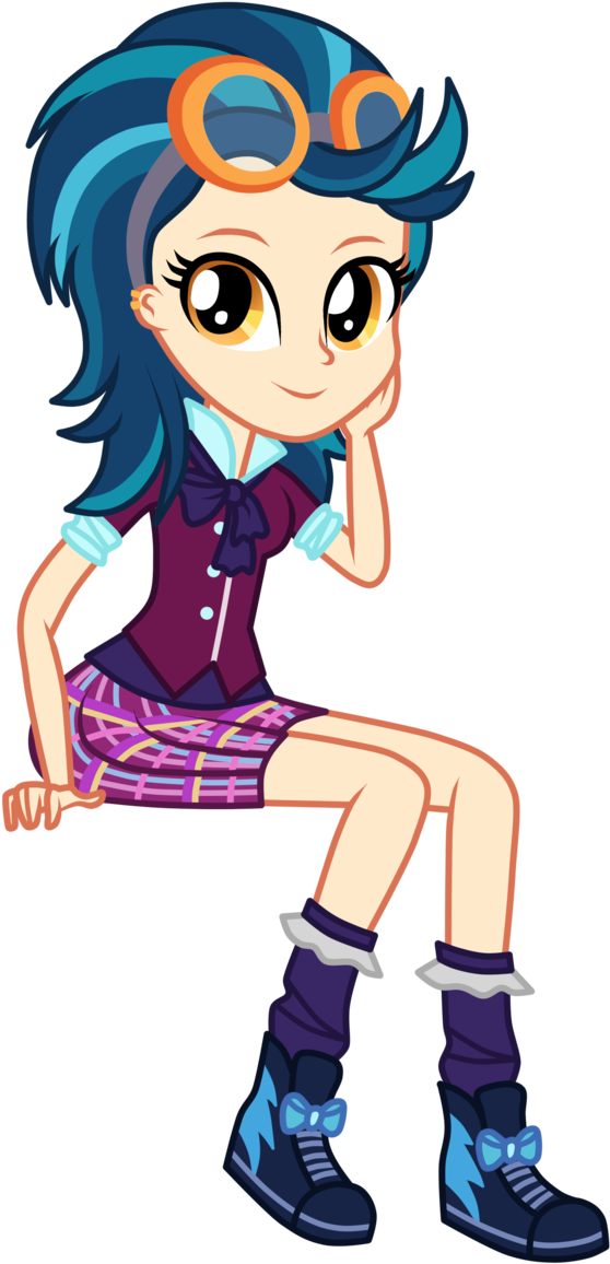 Indigo Clipart Cute - Equestria Girl Indigo Zap (1024x1229)