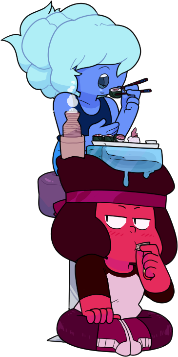 Steven ,su Персонажи,sapphire ,su Art - Sapphire Steven Universe Sweater (600x800)