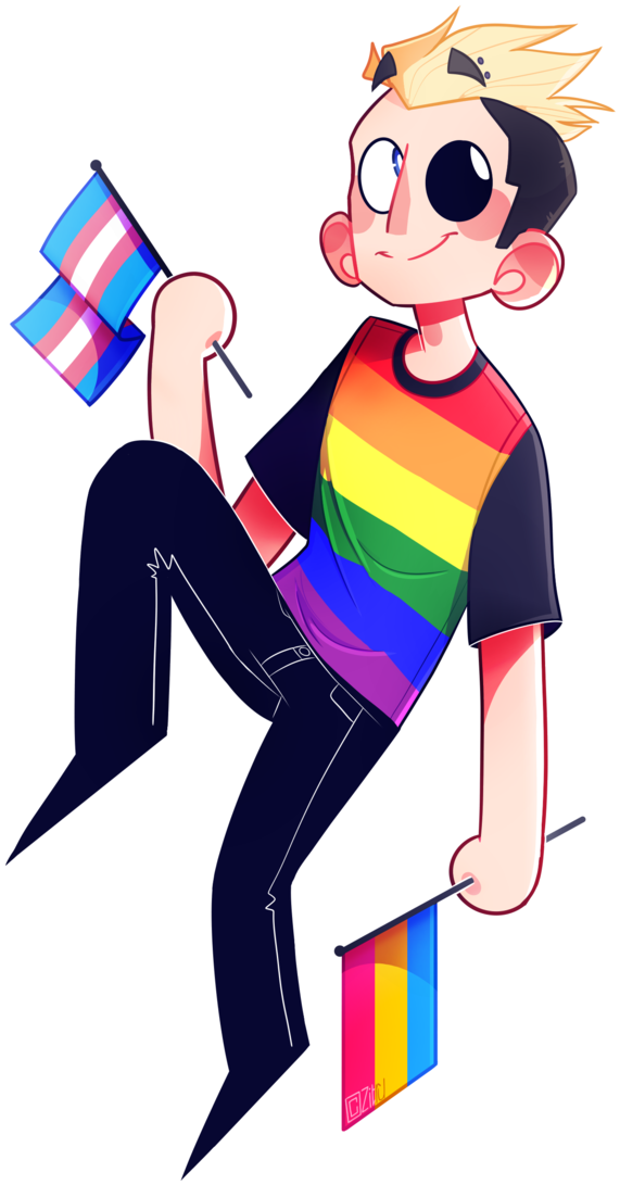 Proud To Be Pride [ Speedpaint] By Ludwigetc - Cartoon (687x1163)