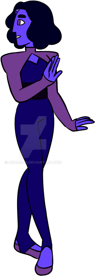 Homeworld Tanzanite Redesign By Hikumirin - Steven Universe Homeworld Oc (632x1264)