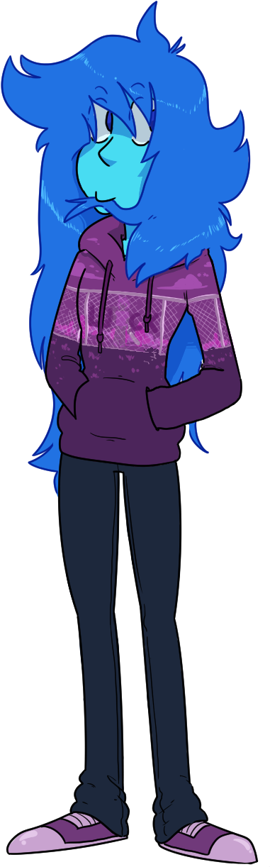 Garnet Clothing Violet Purple Mammal Fictional Character - Cartoon (630x1303)