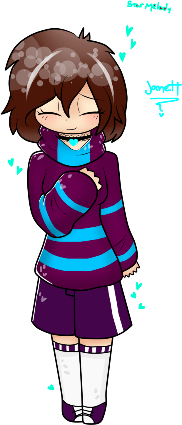 Janett Oc Undertale By Star Melody By Gummy-pu - Cartoon (1024x1516)