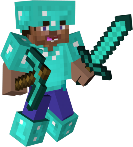Minecraft 3d Character Png - Steve Minecraft 3d Png (800x600)