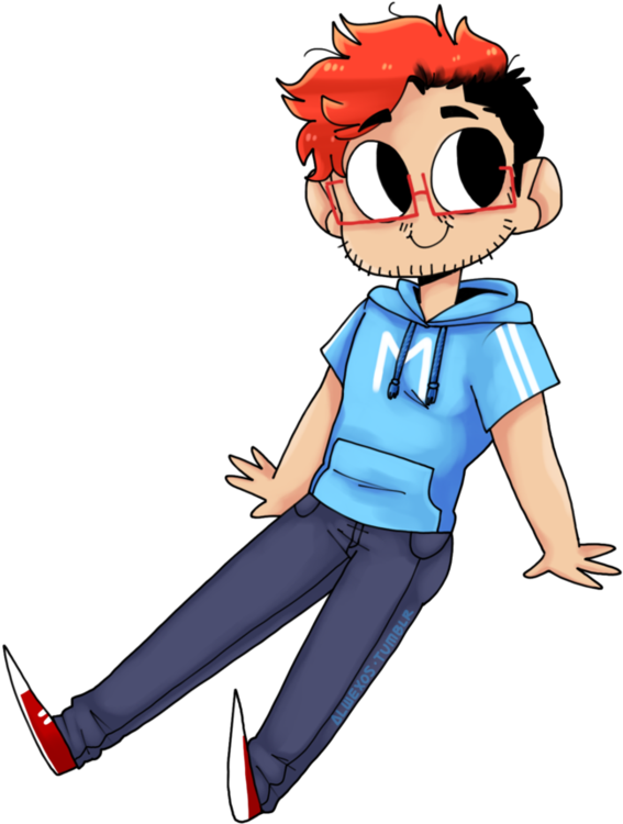 Markiplier By Alwexos - Markiplier Fan Art Transparent (894x894)