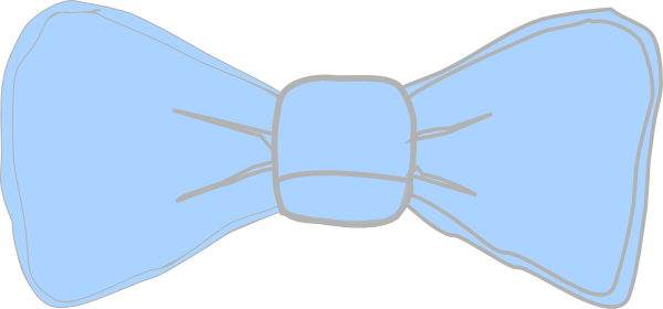 Blue Baby Boy Bowtie Clipart - Blue Bow Tie Baby (600x280)